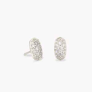 Kendra Scott Grayson Stud Earrings in Silver